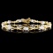 14K Gold 1.00ctw Diamond Bracelet