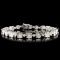 14K Gold 0.98ctw Diamond Bracelet