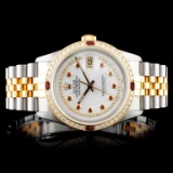 Rolex DateJust 18K/SS Diamond 36mm Watch