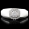 14K White Gold 0.86ctw Diamond Ring