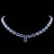 14K Gold 31.59ct Tanzanite & 6.50ctw Diamond Neckl