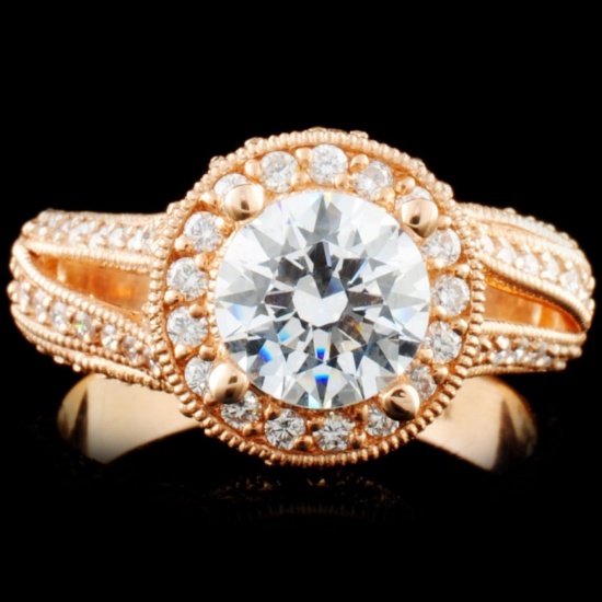 14K Gold 1.71ctw Diamond Ring