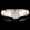 14K TT Gold 0.52ctw Diamond Ring