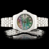 Rolex SS DateJust Diamond Ladies Wristwatch