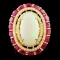 18K Gold 5.27ct Opal & 0.72ctw Diamond Ring