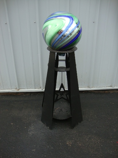 Garden Gazing Globe w/iron stand