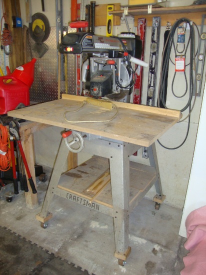 Craftsman 10" Radial Arm Saw w/Laser Trac