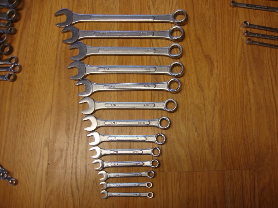 13 piece standard combination wrench set 1/4"-7/8" (two 1/4" & 3/4") India