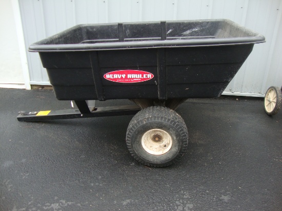 Two wheel utility yard cart