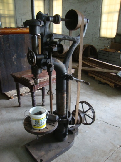 Hoefer Mfg., Freeport, IL; blacksmith, auto feed drill press