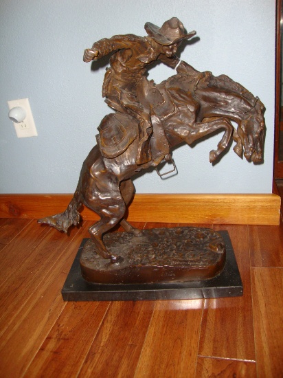 Remington Bronze statue 22" tall