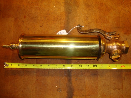 Brass steam whistle 3"dia-16" long