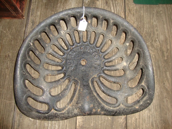 Cast Iron implement seat