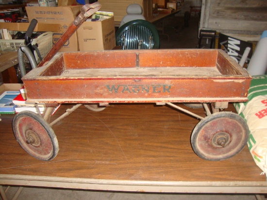 Wood coaster wagon