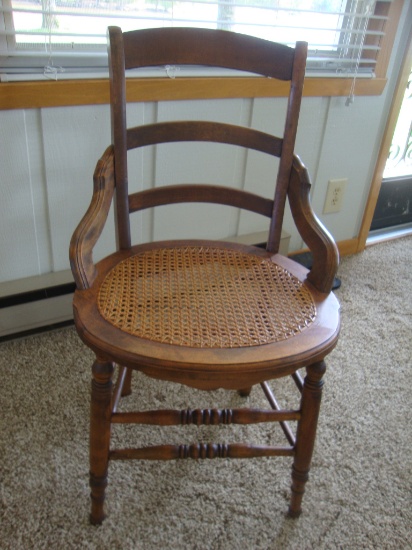 Cane bottom chair