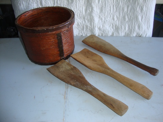 Butter Bowl & Paddles