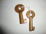 Brass RR Keys