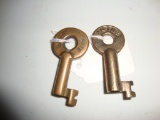 Brass RR Keys