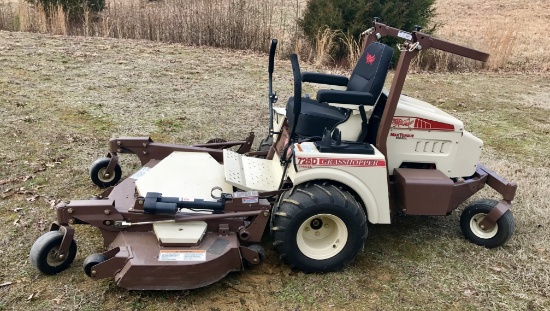 GRASSHOPPER 725D 61” cut ZERO TURN Lawn Mower