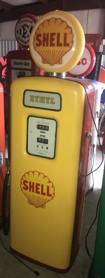 SHELL Vintage gas pump
