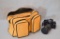 Nikon Hp F3 35mm Camera, Kiron 28-210mm Lens, Hoyarex Filters & Camera Bag