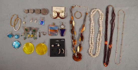 Assortment Of Necklaces & Earrings