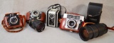 Vintage Agfa Camera, Beacon Camera, Kodak No.1 Kodamatic, & Kodak Duaflex Camera