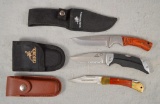 (3) Knifes W/ Sheathes