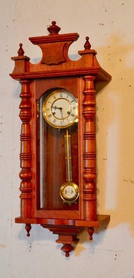 Ornate Franz Hermle 8-Day German Wall Clock