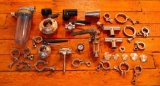 Assorted Stainless Steel Valves , Fittings, & Clamps