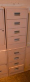 (2) 4-drawer Filing Cabinets