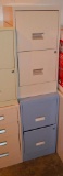 (2) 2-drawer Filing Cabinets