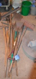 (13)misc. Shovels, Brooms, & Rakes