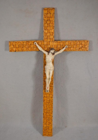 Prison Art Match Stick Crucifix