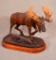 Resin Sculpture Of Moose, Signed Taylor 93