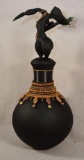 Pohlman & Knowles,ceremonial Bird Pot, Off Hand Blown And Sculpted Glass