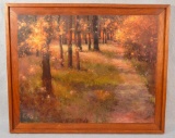 June Stratton Framed Oil Painting