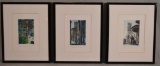 (3) Signed & Numbered Prints Unknown Artist Framed