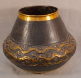 Ornate Brass Pot