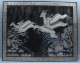 Carving/etching/painting, Depicting Gazelles, On Wood