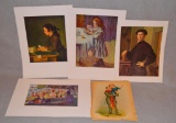 (5) Vintage Prints