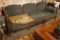 Mid Century Drexel Heritage Sofa W/ Wooden Back & Arms