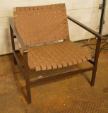 Richardfrinier Brown Jordan, Flex Motion Lounge Chair W/ Suncloth Strap, Marine Woven Strapping