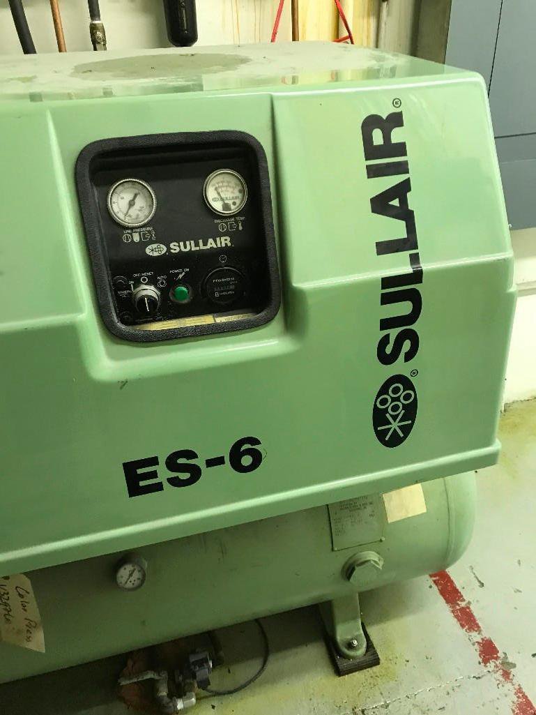 200psi Sullair ES6 Rotary Screw Compressor | Proxibid