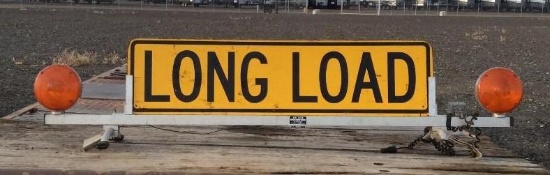 "Long Load" Sign w/ Flashers