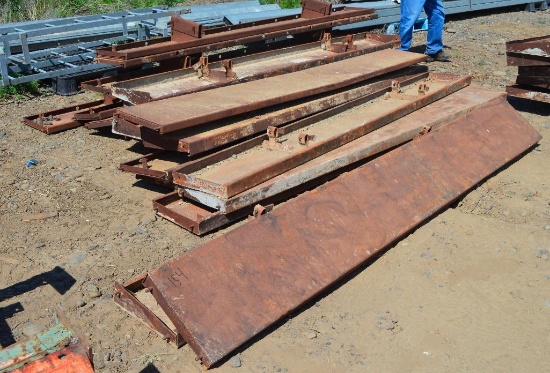 (18)10'x16" Steel Curb Forms