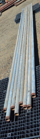 (8)19'6" Sections of 2" Galvanized Pipe