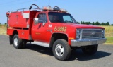 1985 Chevy 30 Custom Deluxe 4x4 Quick Attack Brush Truck