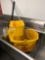 Harper Mop Bucket,(2) Mops & Floor Squeegee