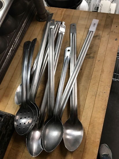 (10)Metal Serving Spoons